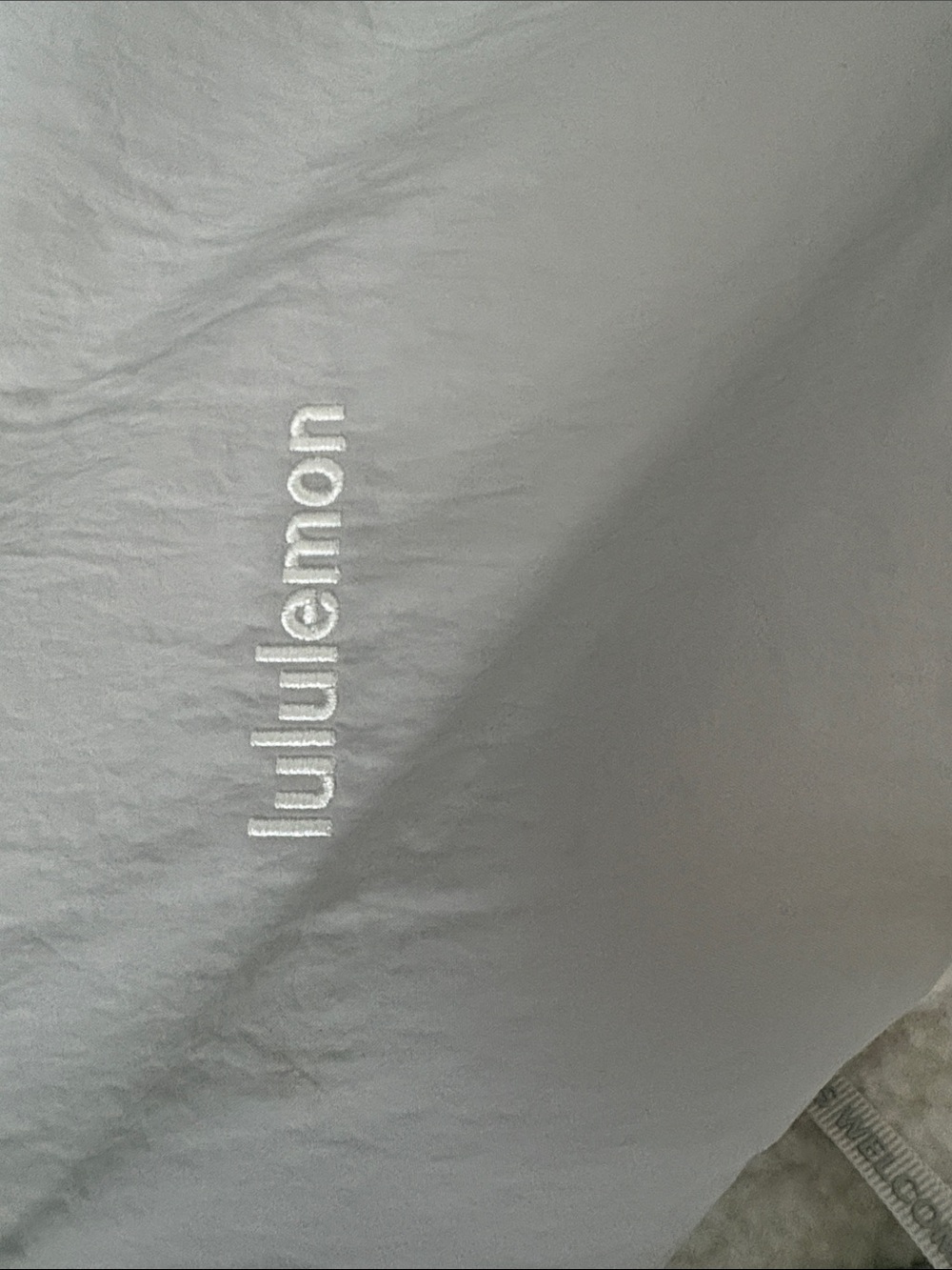 lululemon athletica White and Light Gray Hooded Sherpa Pullover - Picture 4 of 5